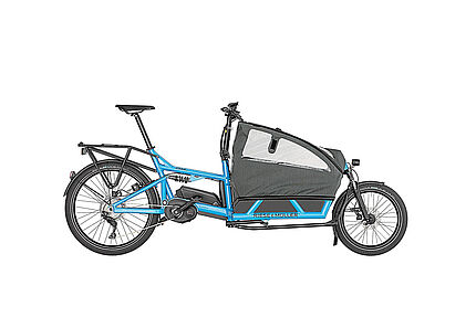 Lastenräder sind ein praktischer Autoersatz. 